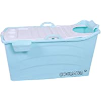 Bañeras MYANYAN Plegable Portátil Piscina Gran Cubo de Baño Independiente para Adultos y Niños Grande para el Hogar…